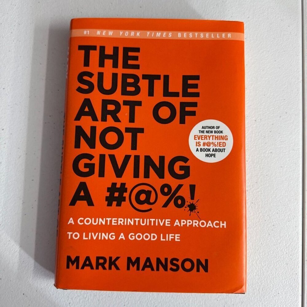 Subtle Art of Not Giving A #@%! by Mark‎ Manson 2018 Hardcover NEW*
